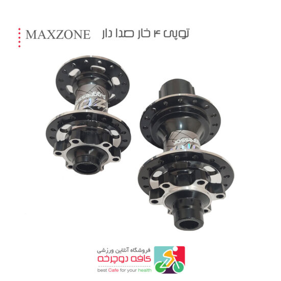 ست توپی دوچرخه جلو و عقب MAXZONE دیسکی 32 سوراخ 6 پیچ 6 خار | کافه دوچرخه